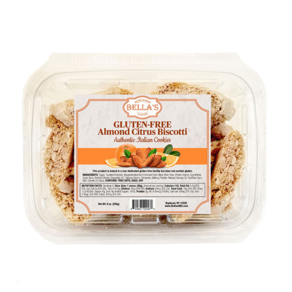 Gluten-Free Almond Citrus Biscotti