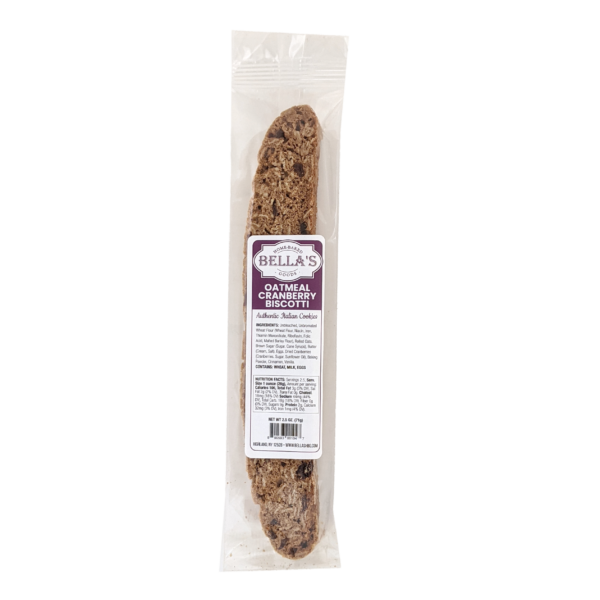 Oatmeal Cranberry Biscotti (Seasonal)